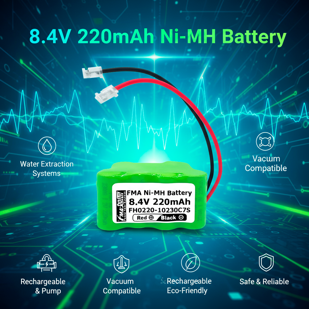 Ni-MH battery 8.4V 220mAh-Customizable connector