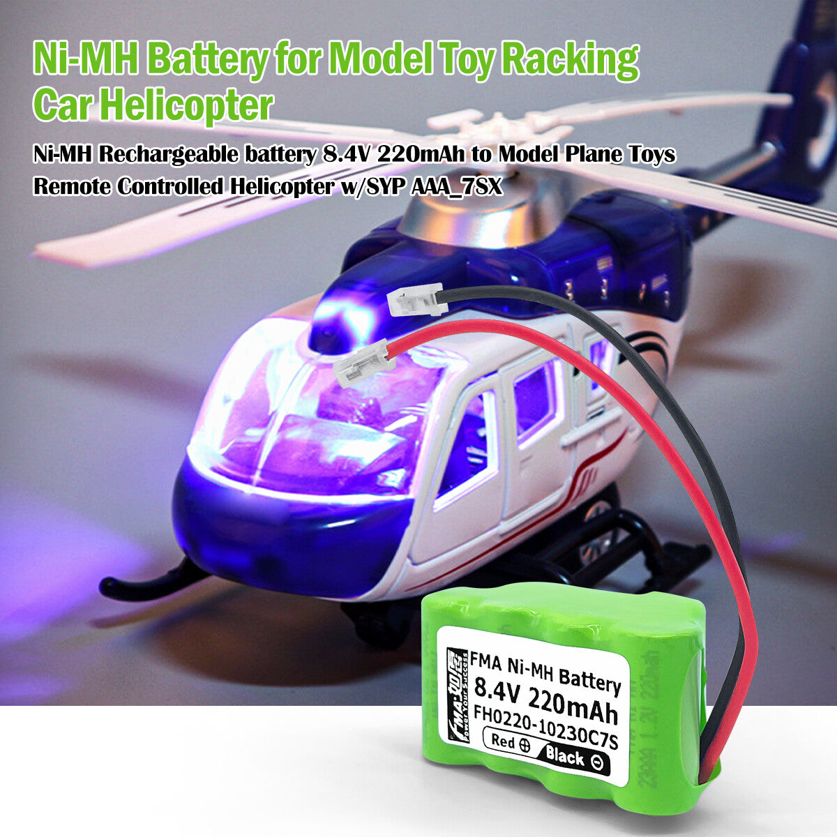 Ni-MH battery 8.4V 220mAh-Wide application
