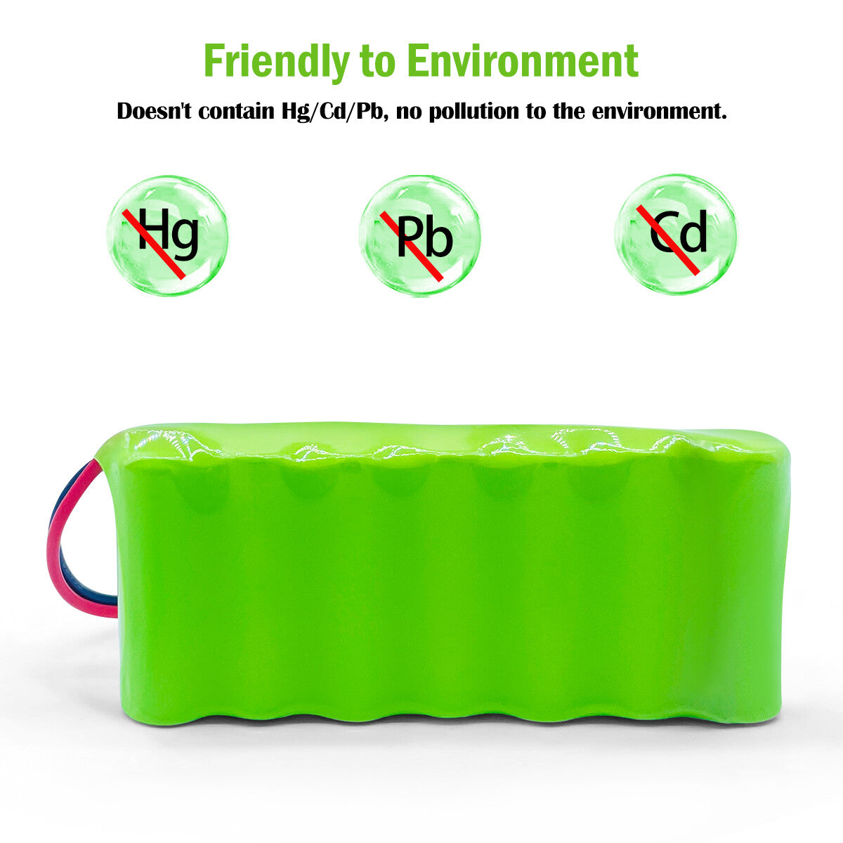 Ni-MH battery 8.4V 350mAh-Customizable connector
