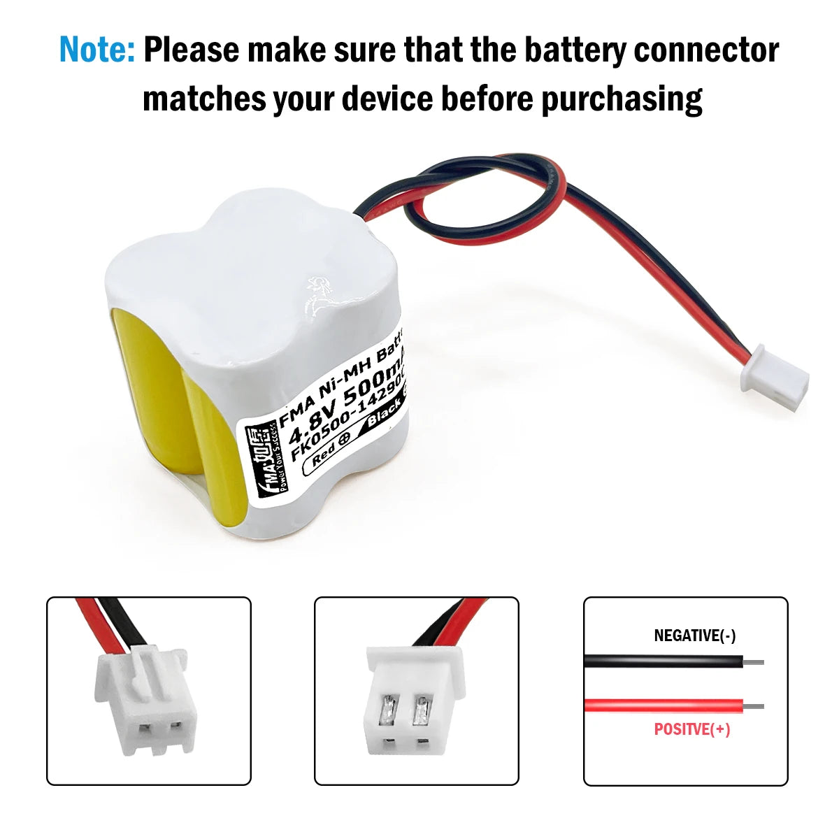 4.8V Ni-Cd 500mAh or Ni-MH 700mAh 14290C4SX Rechargeable Battery for Cuisinart CWO-50 Wine Opener Long-Lasting