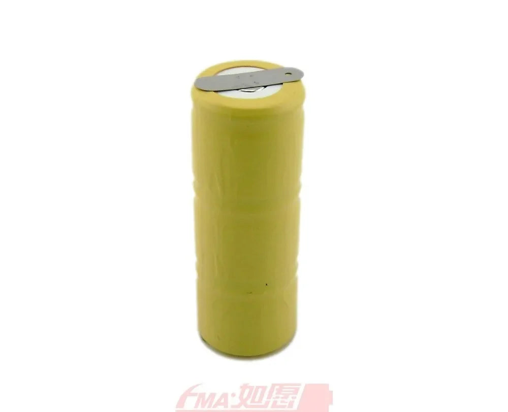2.4V/3.6V 750mAh Ni-Cd 1/2C Rechargeable Battery with Tabs for Flashlight & E-Torch