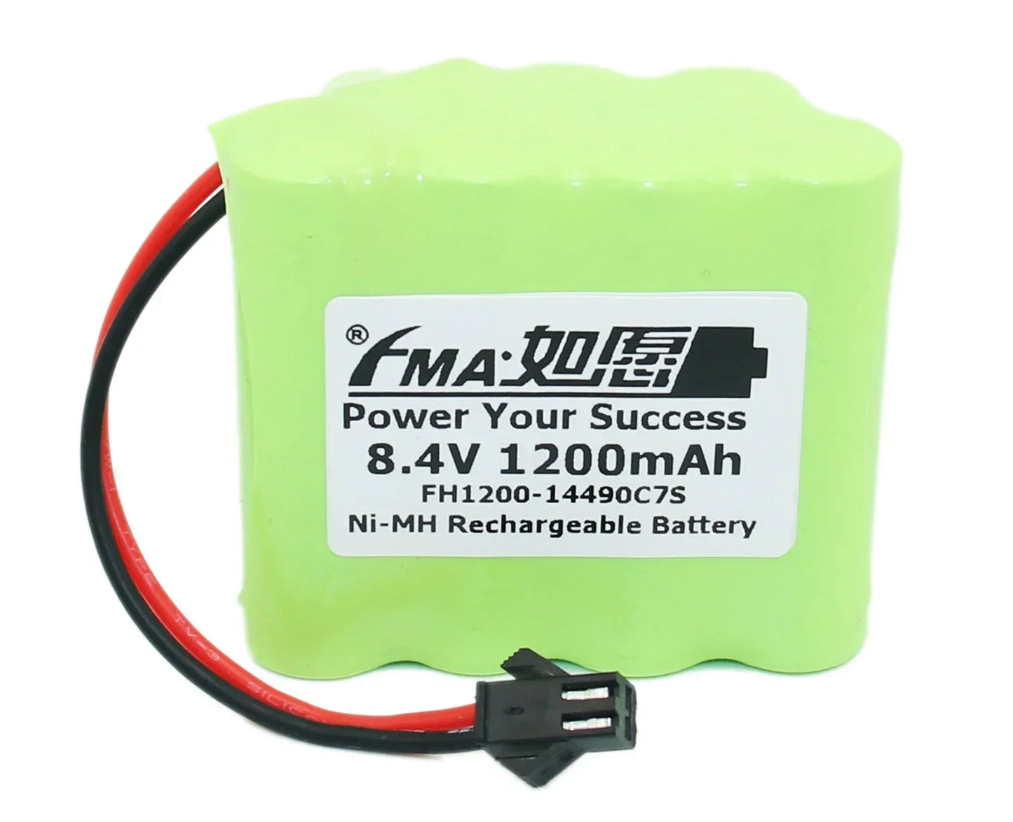 Ni-Cd Ni-MH 0.6-2AH 8.4V Rechargeable Battery for Luminous Voice Model Toys RC Car Emergency Exit LED Light