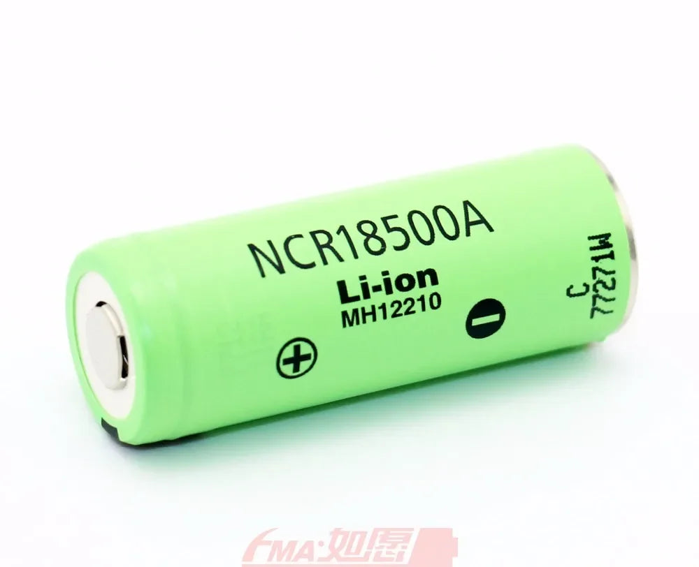 LED Light Flashlight Camera Rechargeable Li-ion Battery 18500 3.6V 2040mAh by Japan NCR18500A