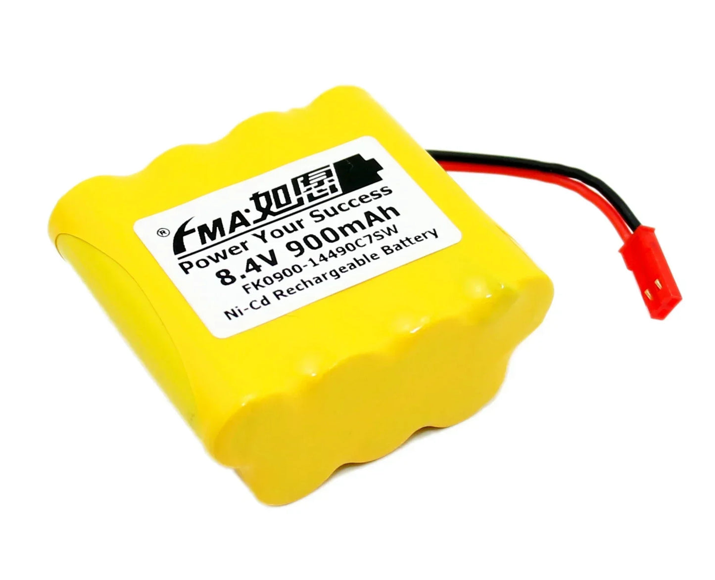 Ni-Cd Ni-MH 0.6-2AH 8.4V Rechargeable Battery for Luminous Voice Model Toys RC Car Emergency Exit LED Light