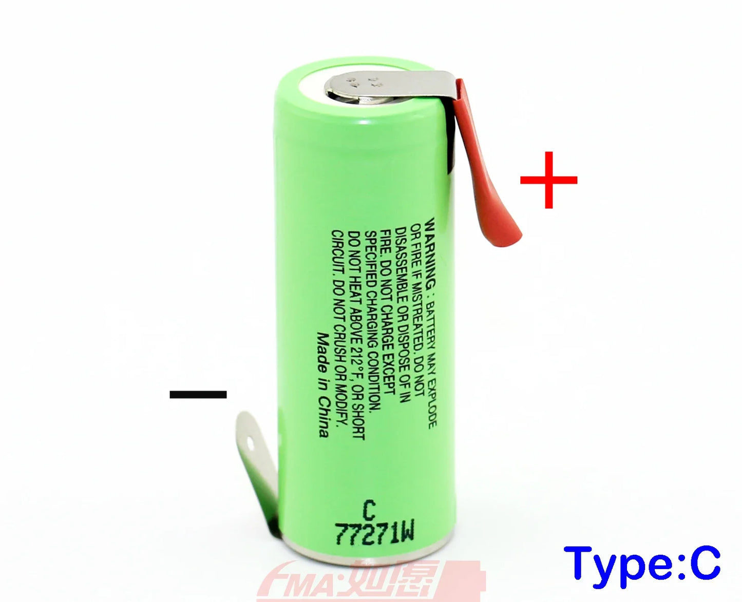 2pcs Sanyo 3.7V 18500 2040mAh 16650 2500mAh Li-ion Rechargeable Battery replace for Portable DVD Laptop Notebook Cell LED Light