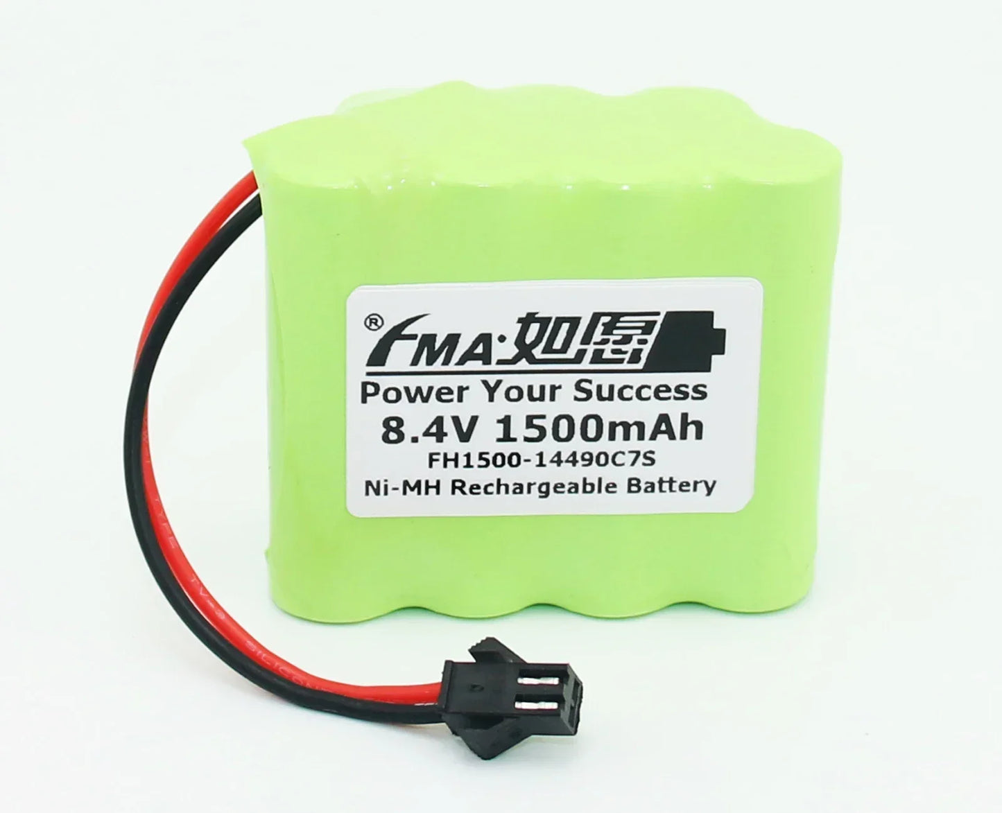 Ni-Cd Ni-MH 0.6-2AH 8.4V Rechargeable Battery for Luminous Voice Model Toys RC Car Emergency Exit LED Light