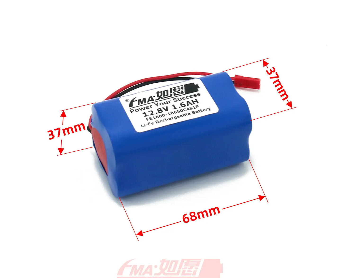 LiFe Battery 12.8V 1.6Ah Replace Lead Acid 12V 1.3AH to Loudspeaker Amplifie UPG