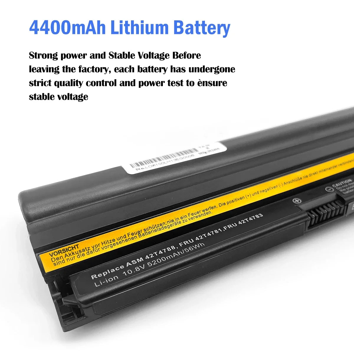 Laptop Notebook Battery Li-ion 10.8V 4400mAh To Lenovo Edge11 E10ThinkPad X100e x120E