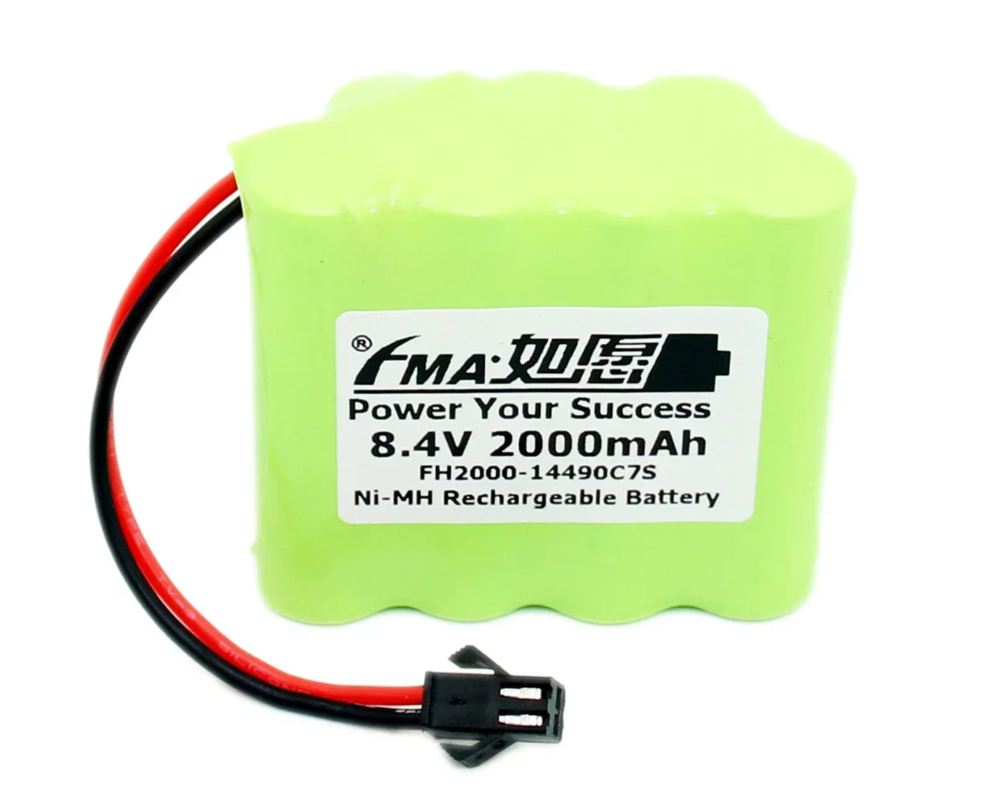 Ni-Cd Ni-MH 0.6-2AH 8.4V Rechargeable Battery for Luminous Voice Model Toys RC Car Emergency Exit LED Light