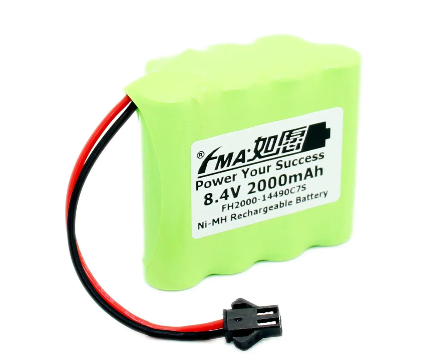 Ni-Cd Ni-MH 0.6-2AH 8.4V Rechargeable Battery for Luminous Voice Model Toys RC Car Emergency Exit LED Light