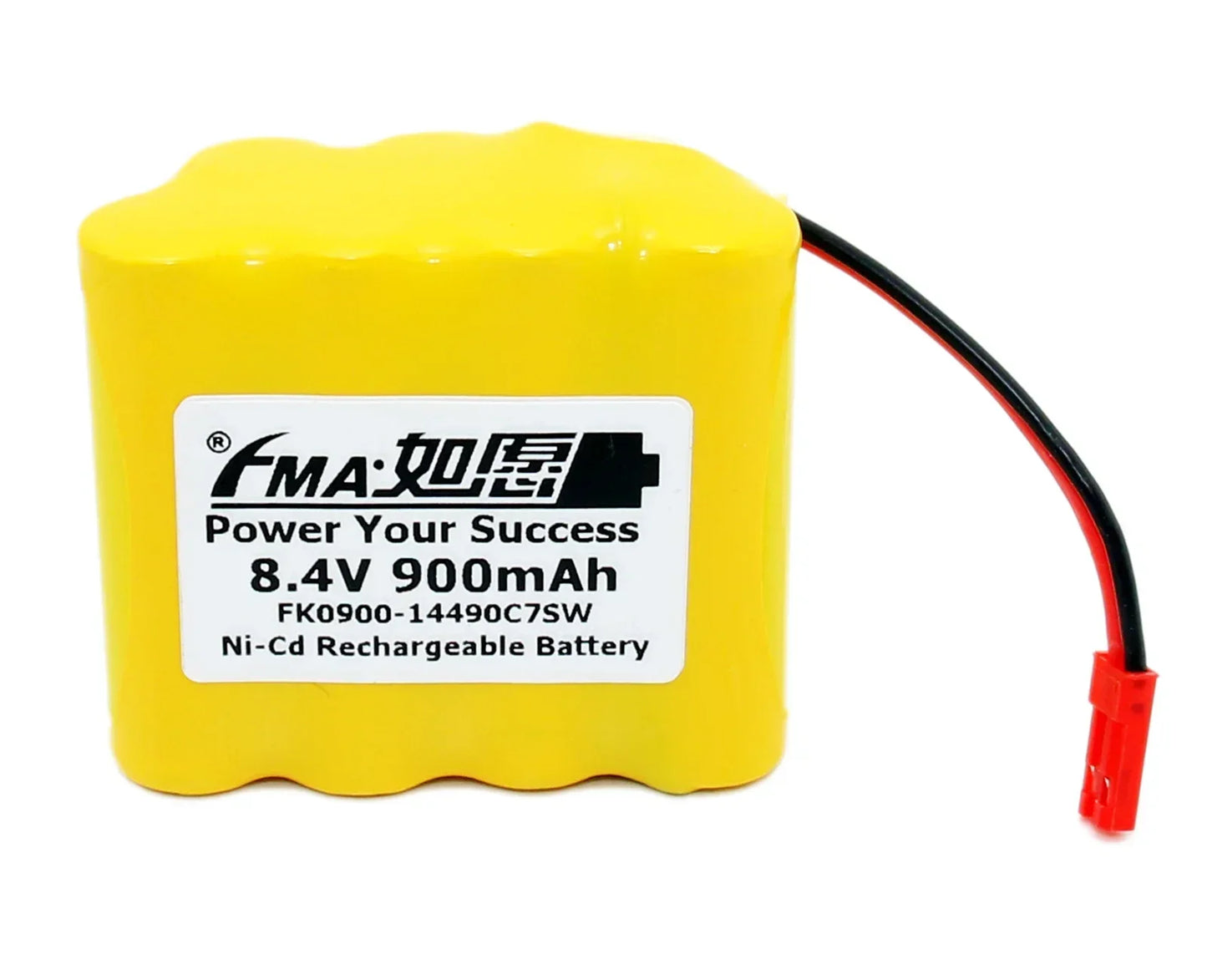 Ni-Cd Ni-MH 0.6-2AH 8.4V Rechargeable Battery for Luminous Voice Model Toys RC Car Emergency Exit LED Light