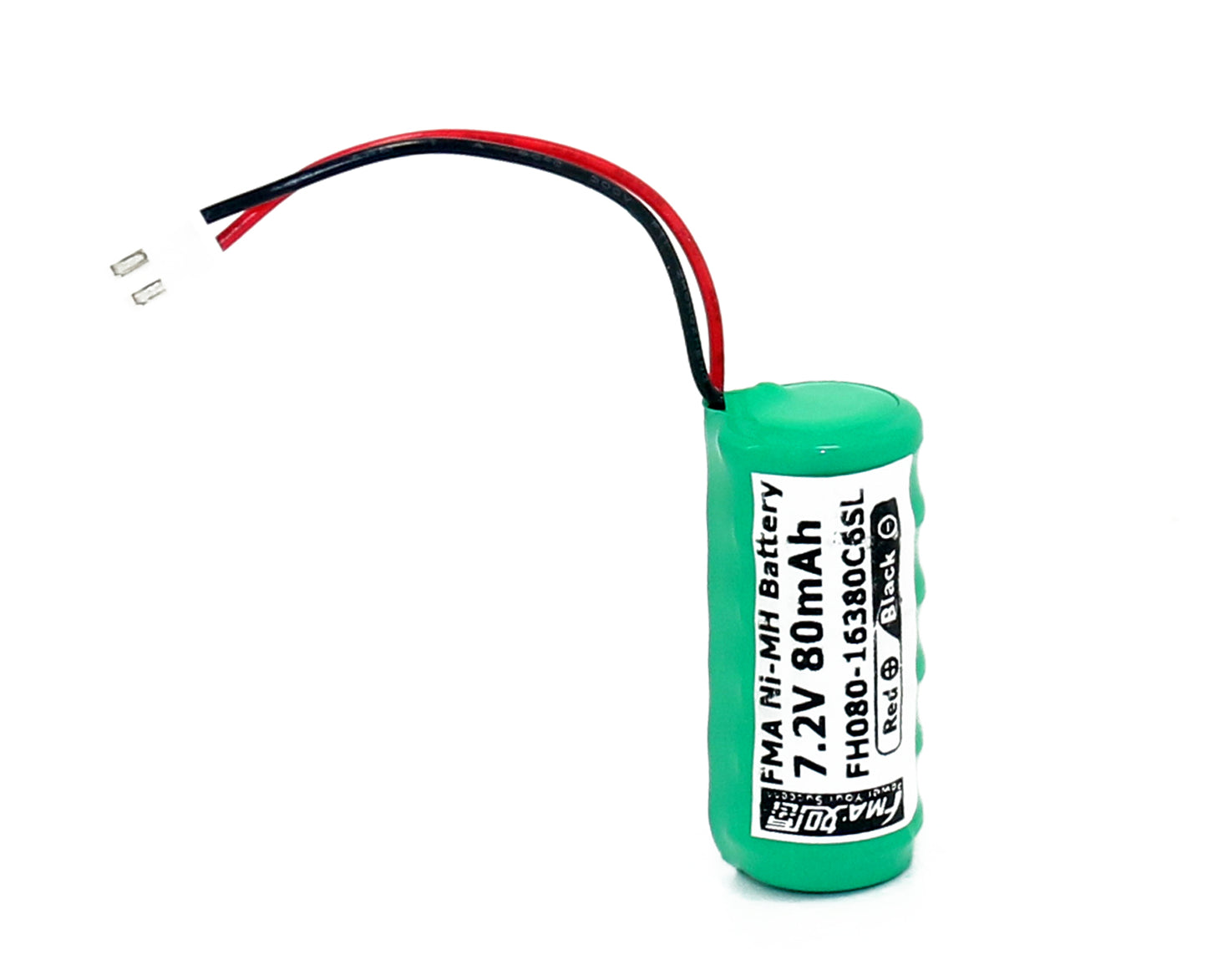 FMA 7.2V 80mAh Ni-MH Rechargeable Battery for GETRONICS Gtalarm GT945 Car Alarm Siren | 6SX / 6SL / 6SH Cell Types