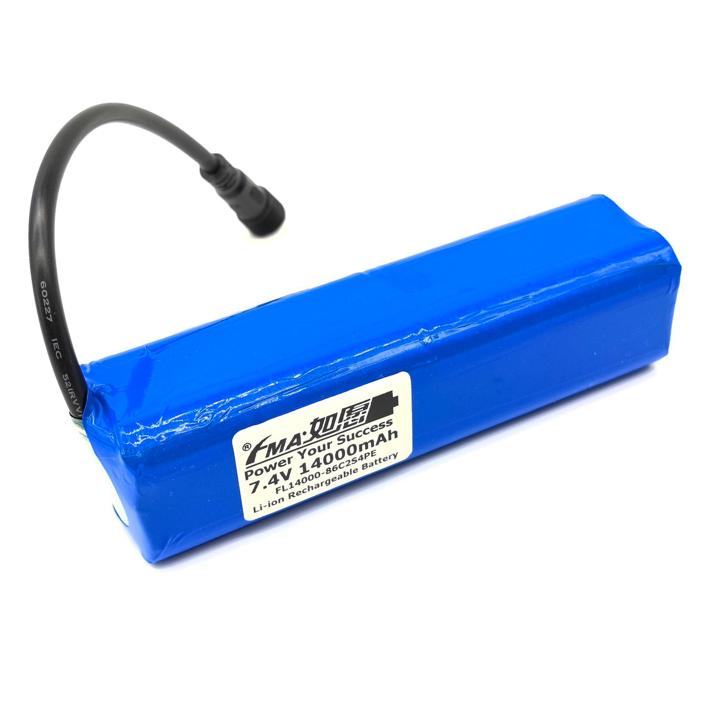 7.4V Li-ion Rechargeable Battery Pack 8800-14000mAh 2S4P with PCM for Bike Light Flashlight Headlight