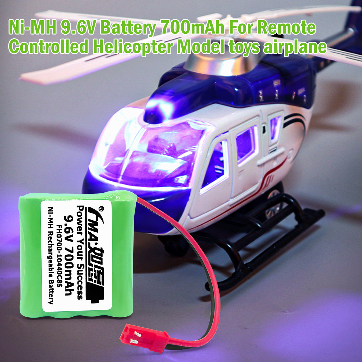 Ni-MH battery 9.6V 700mAh-Wide application

