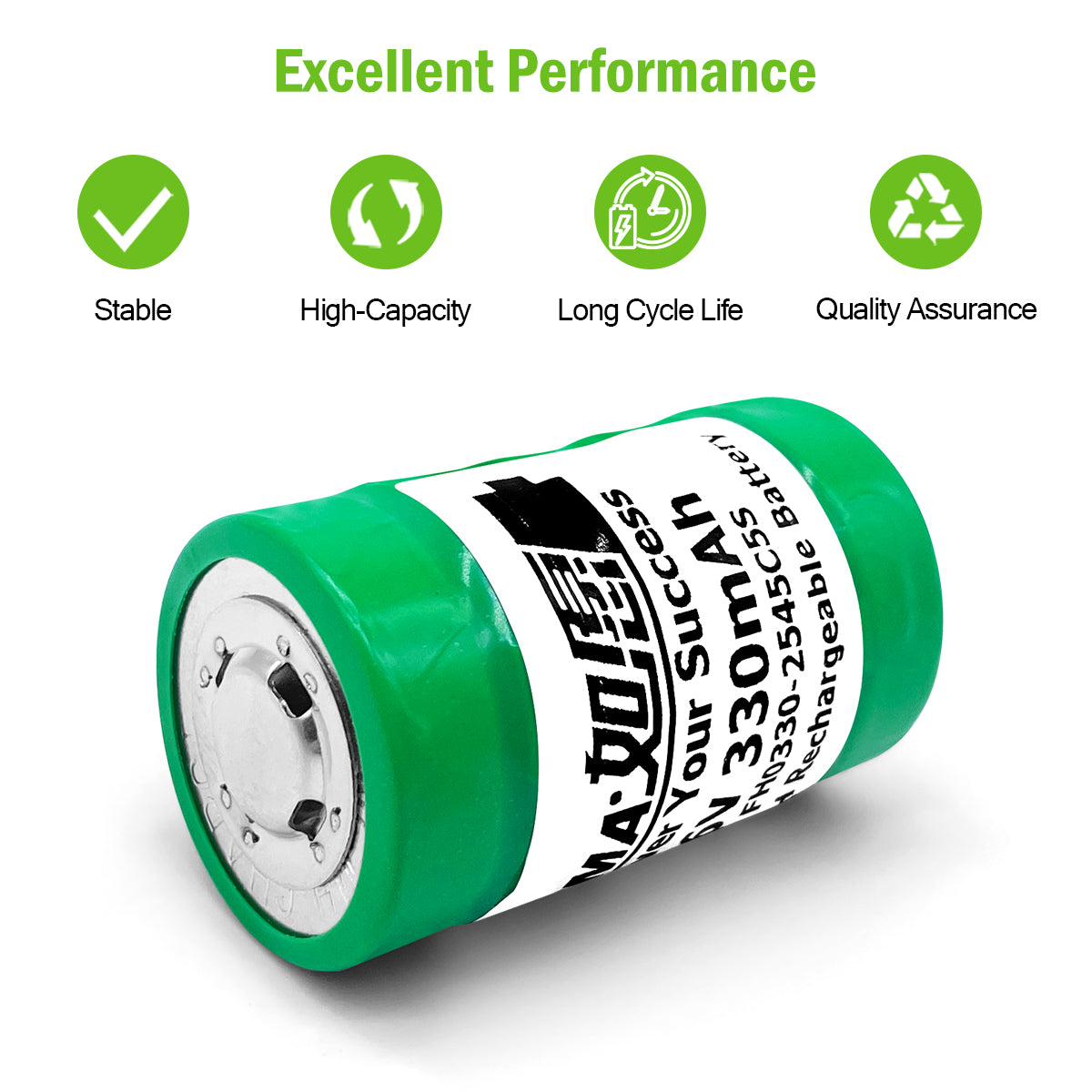 FMA Battery Ni-MH battery Button pack 6V 330mAh 5ST-Over view
