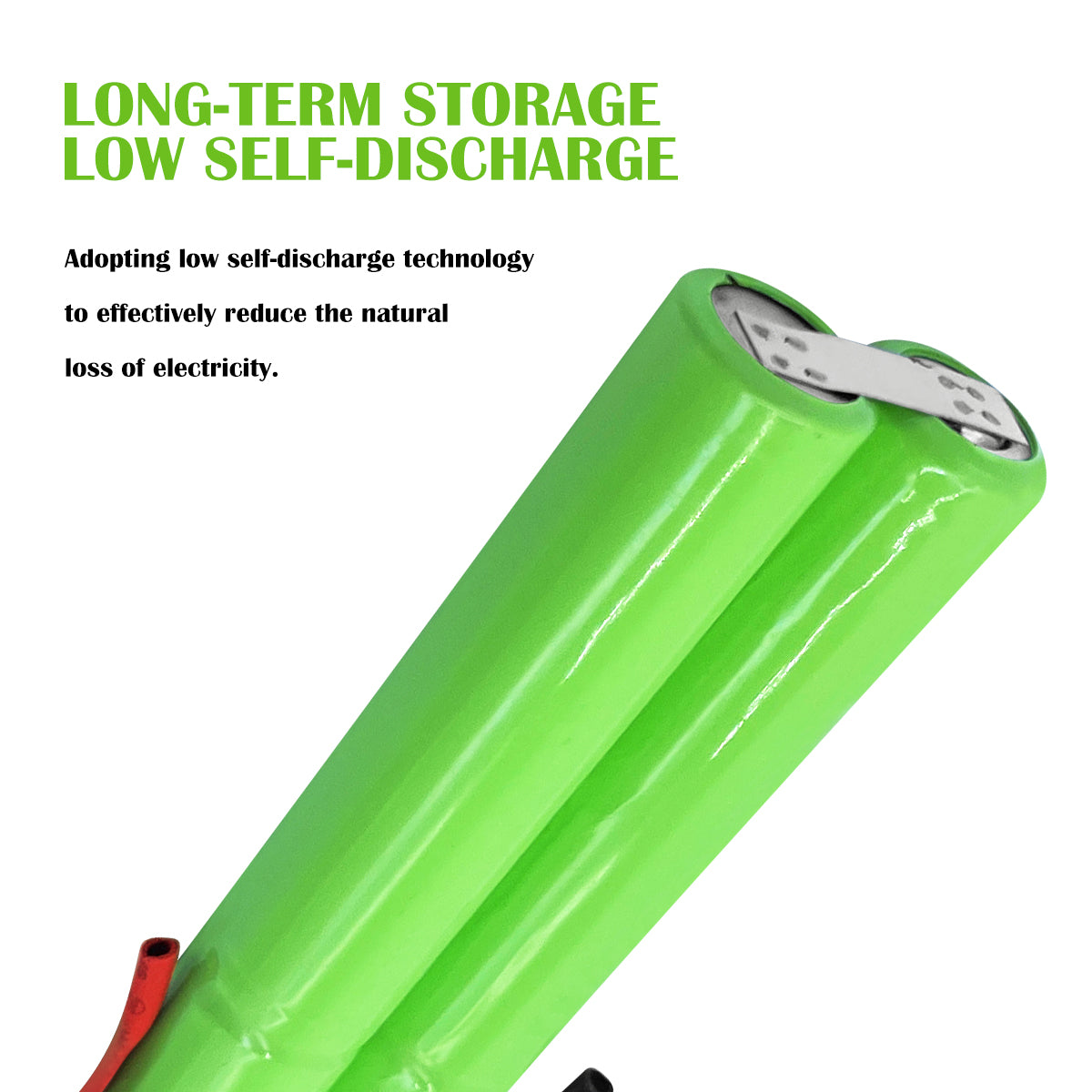 FMA Battery Ni-MH battery 10440C4SH 4.8V 700mAh-Back view
