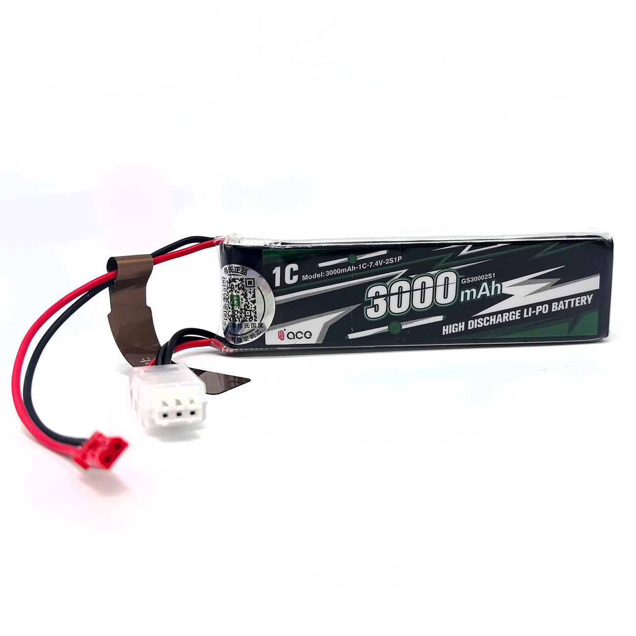 FMA ACE 7.4V Li-Po Battery for Drone TX RX Receiver FS-ST8 G7P GT5 RC Remote Control Airplane