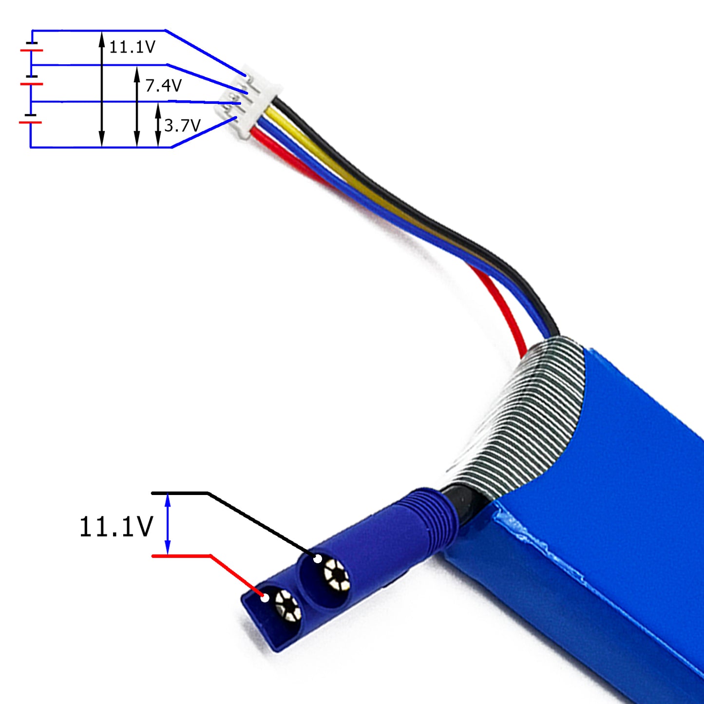 Li-Po 11.1V 2.6Ah 5642125-Voltage