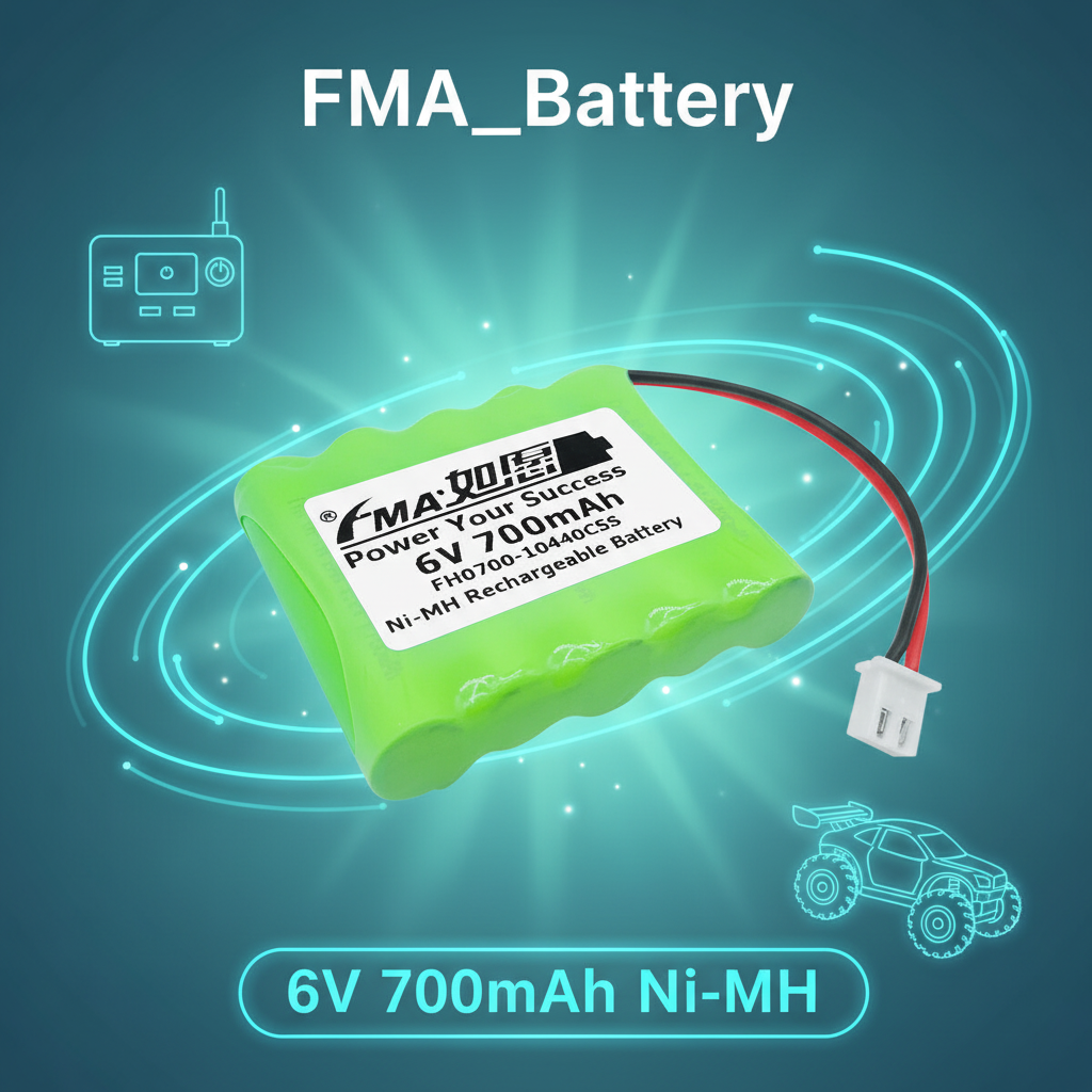 FMA_Battery 6V 700mAh Ni-MH Battery Poster