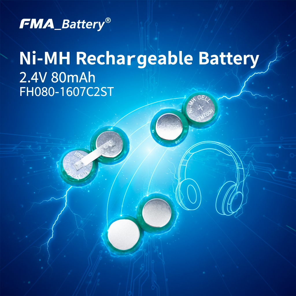 FMA Battery Ni-MH battery Button pack 2.4V 80mAh 2SB-poster12