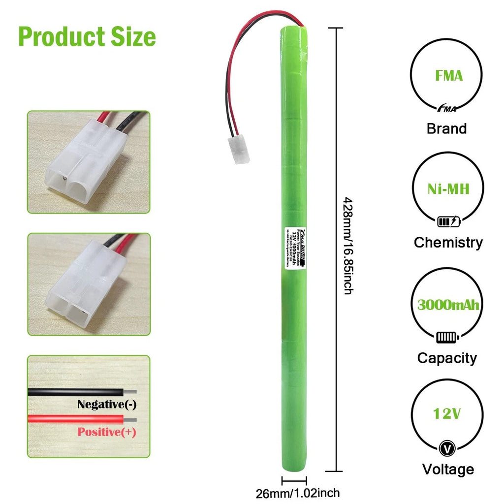 Ni-MH 3000mAh with Tamiya connector