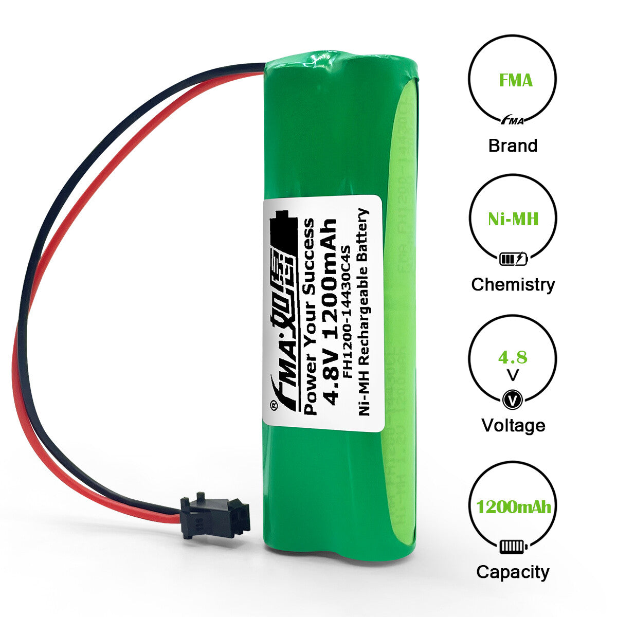 Luminous Voice Toys Baby Video Player Verilux UV 4/5AA 4.8V 1200mAH NiMH Battery