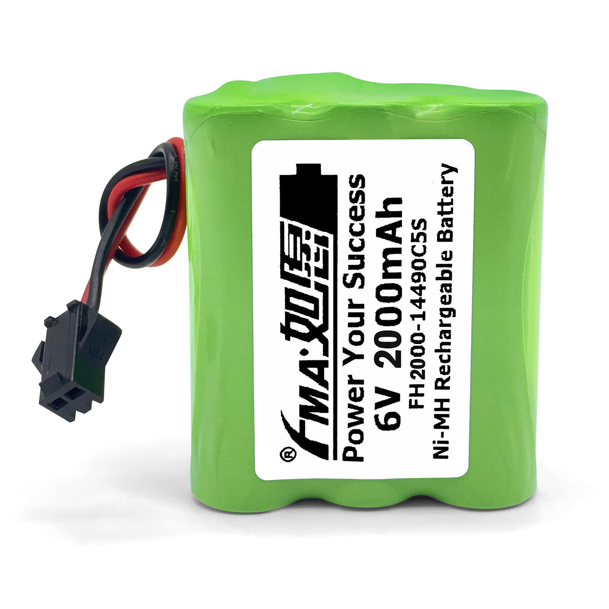 FMA Ni-MH 6V 0.6-2 Ah Battery for 80 LED Solar Sports Light Backup Power Supply