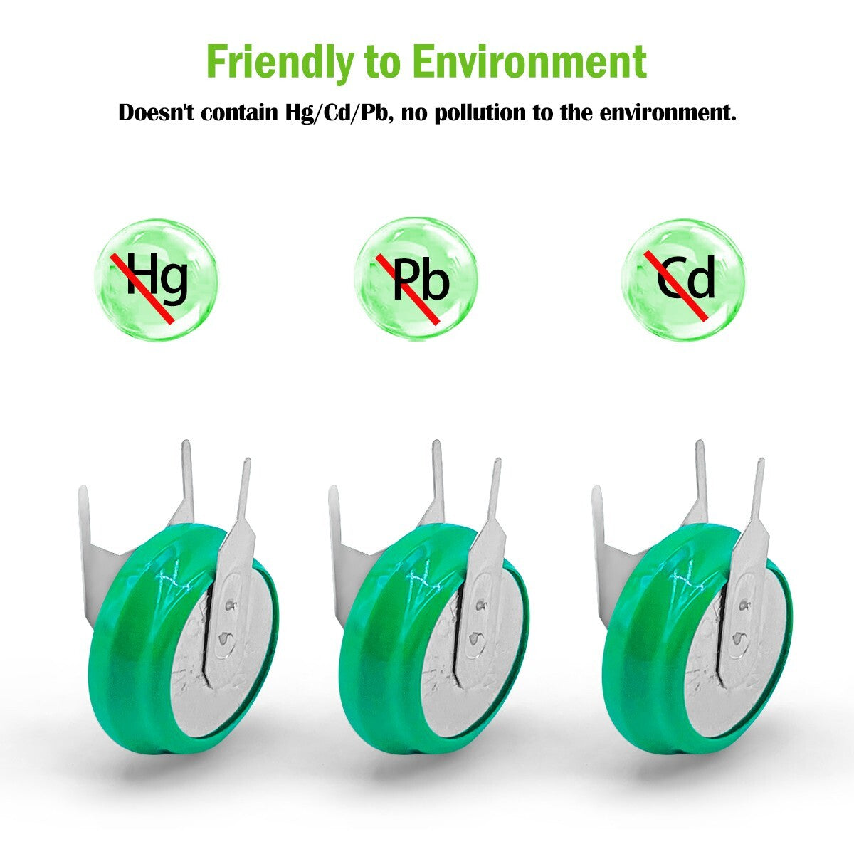 FMA Battery Ni-MH battery Button pack 1.2V 80mAh 1S-friendly
