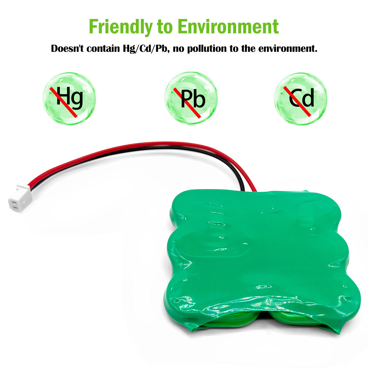 FMA Battery Ni-MH battery Button pack 7.2V 160mAh 6SX-Customizable connector
