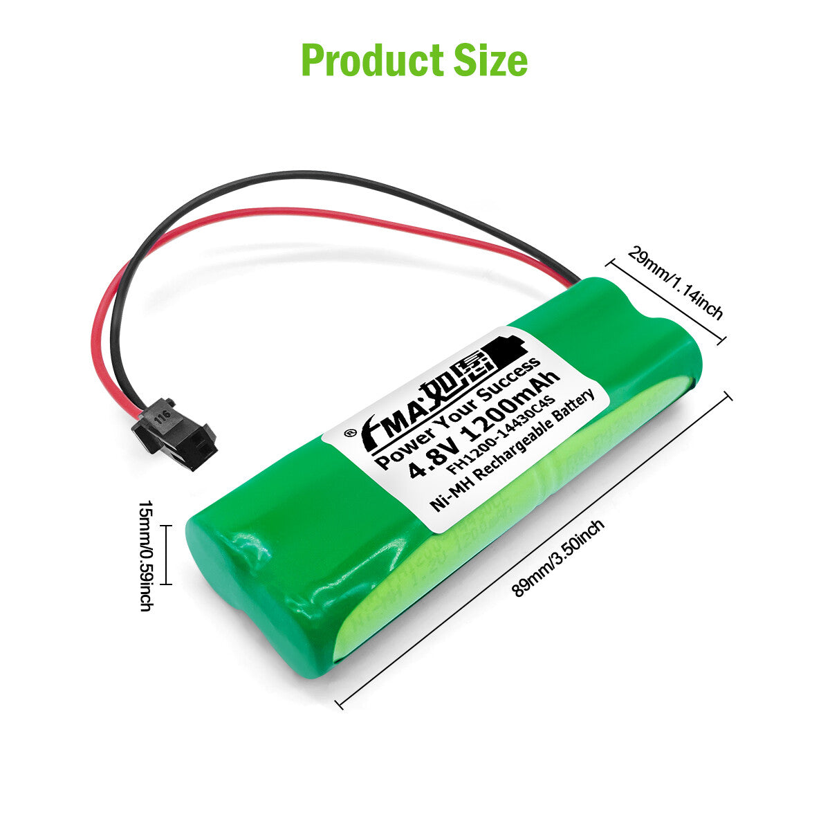 Luminous Voice Toys Baby Video Player Verilux UV 4/5AA 4.8V 1200mAH NiMH Battery