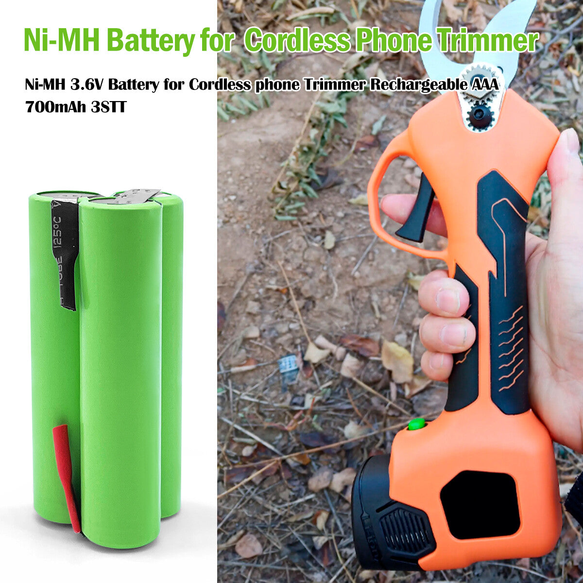 FMA Battery Ni-MH battery 10440C3ST 3.6V 700mAh-Wide application

