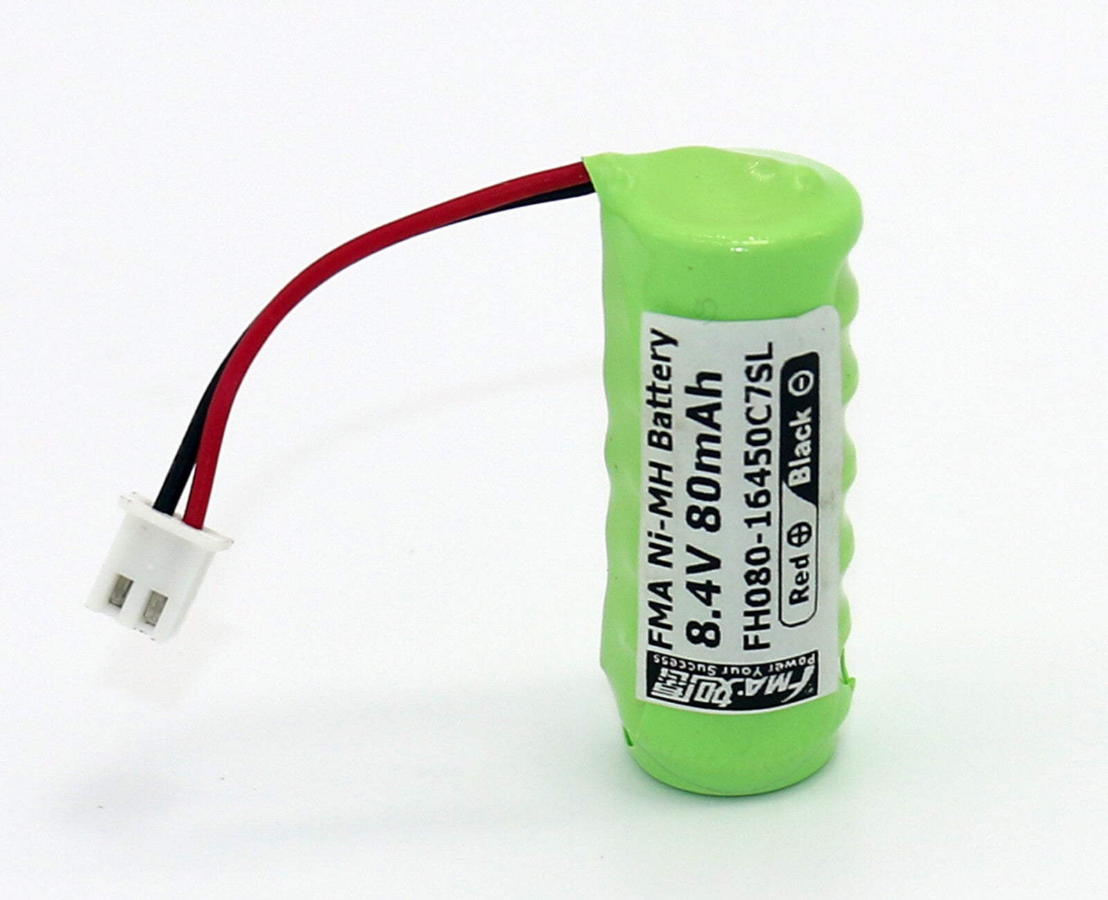 FMA Battery Ni-MH battery Button pack 8.4V 80mAh 7SL-Connector and polarity
