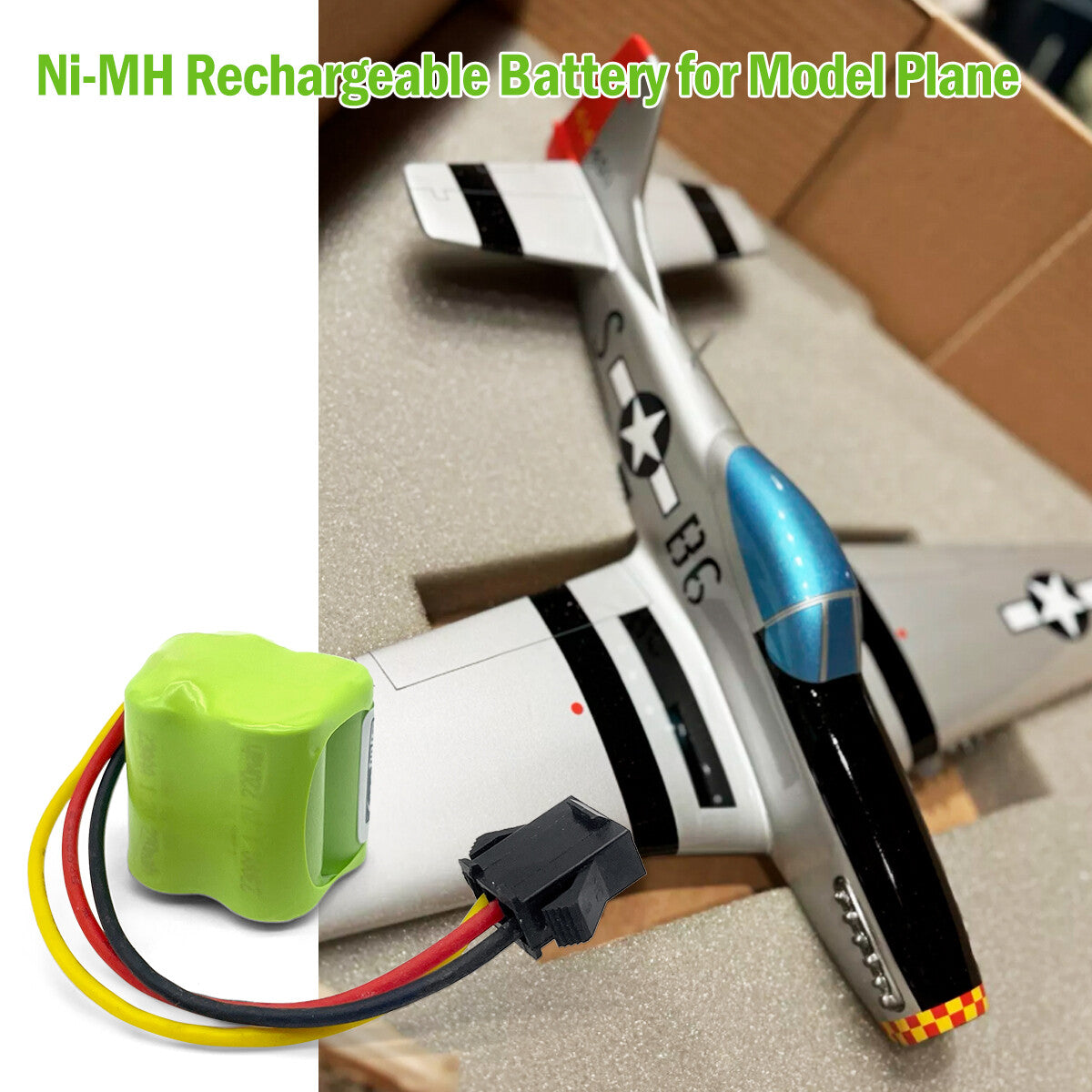 Ni-MH battery 4.8V 220mAh-Wide application