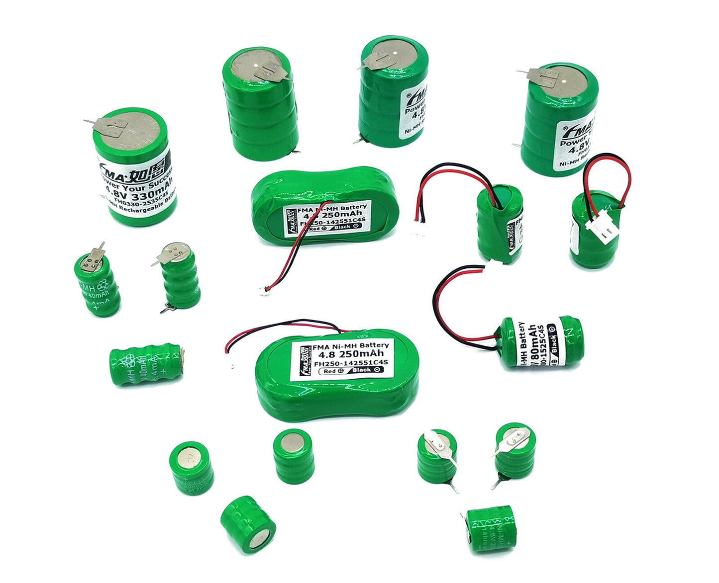 FMA Battery Ni-MH battery Button pack 4.8V family
