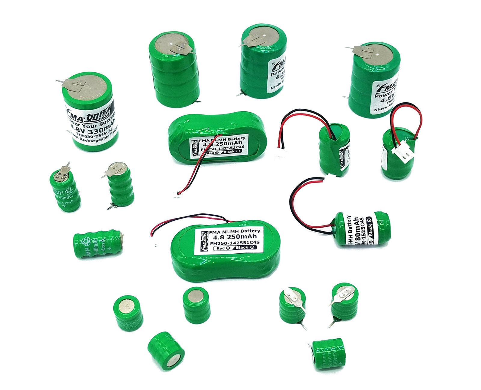 FMA Battery Ni-MH battery Button pack 4.8V family
