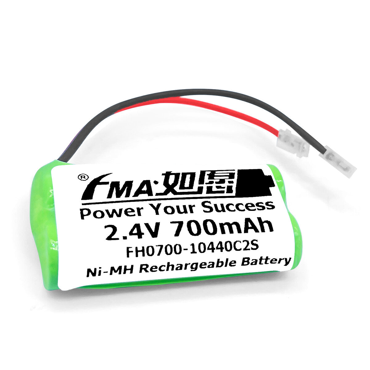 FMA Battery Ni-MH battery 10440C2SB 2.4V 700mAh-3D view
