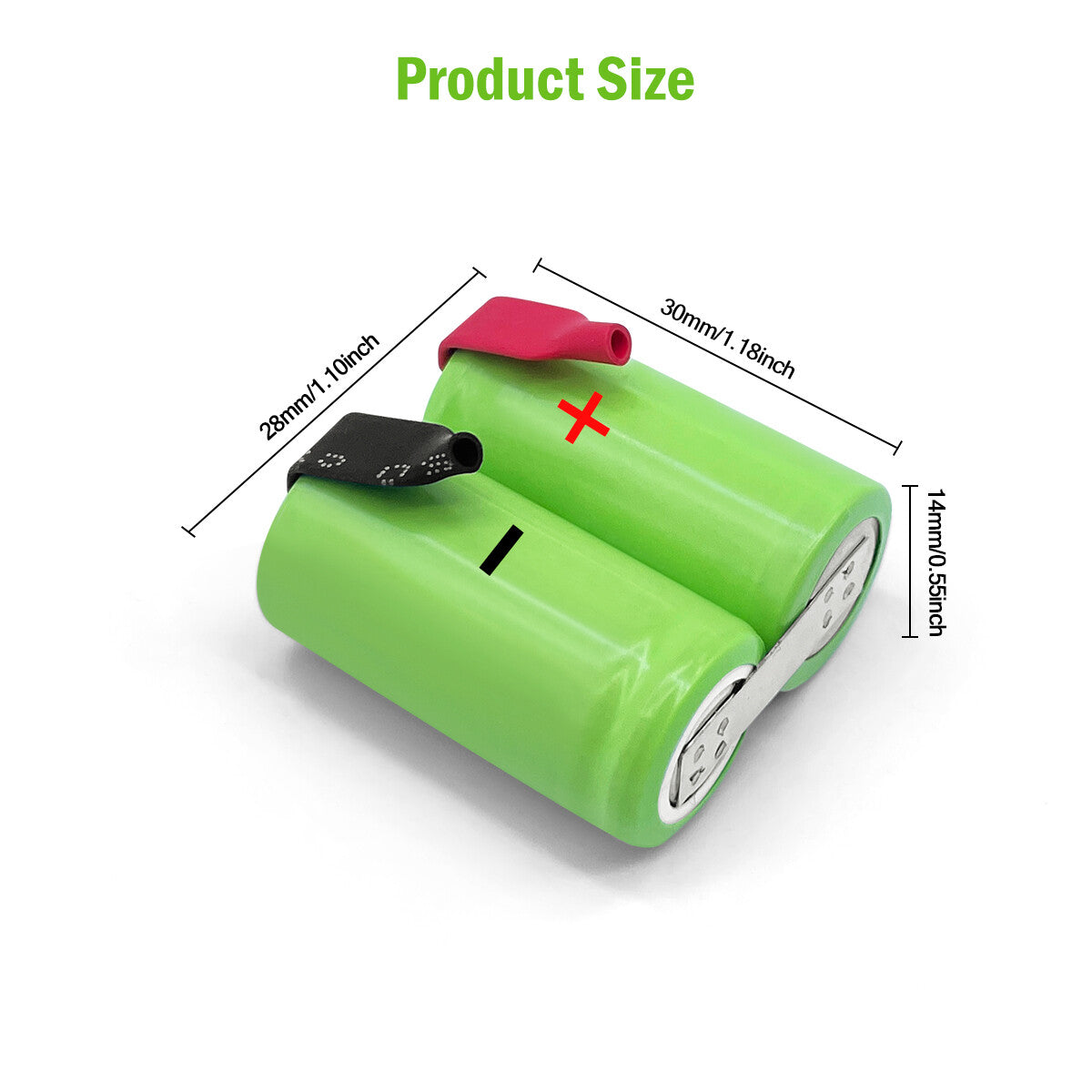 Waterpik SR3000 Sonicare WP-900 Toothbrush Shaver Razor 2.4V Ni-MH Ni-Cd Battery