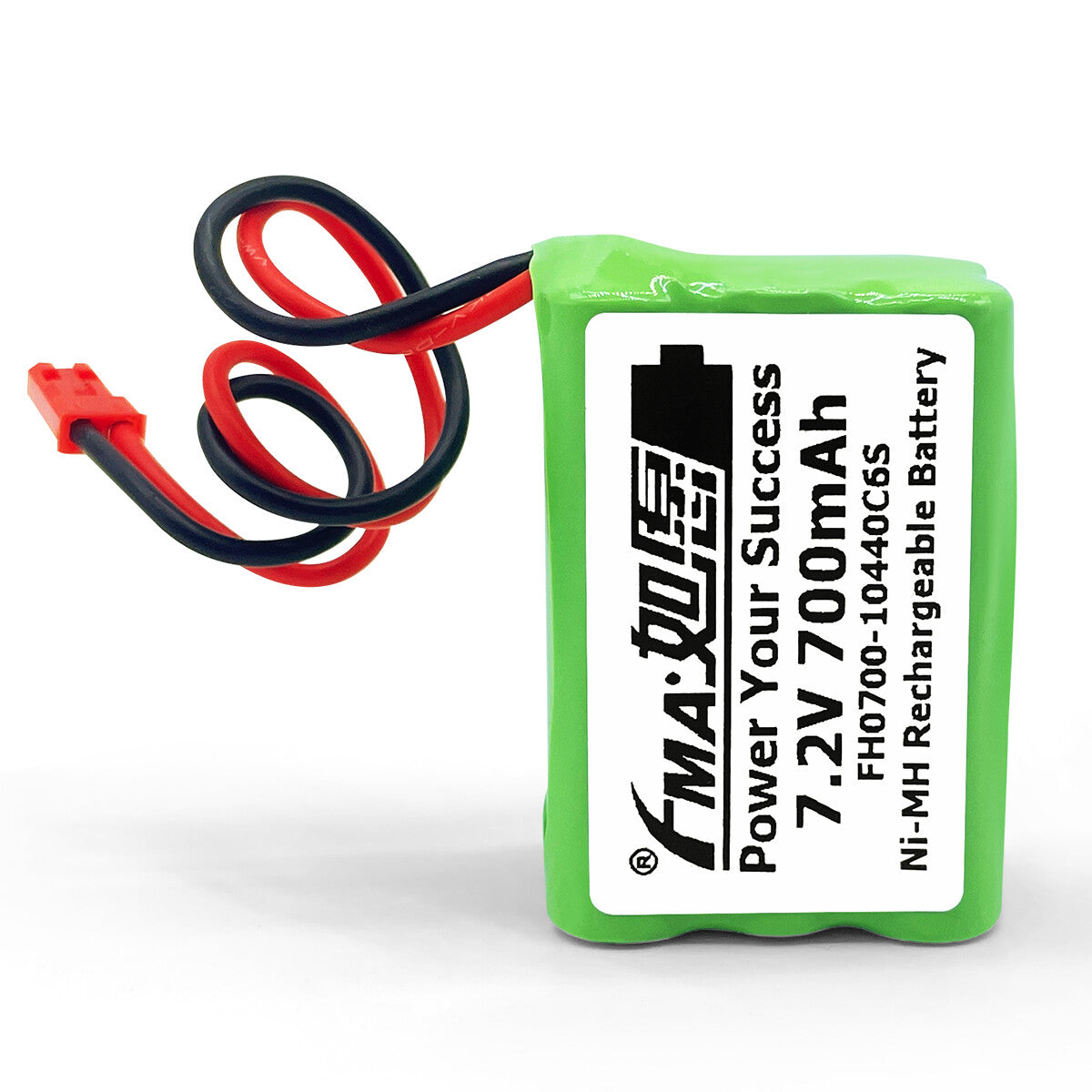 Ni-MH battery 6V 700mAh-Front view
