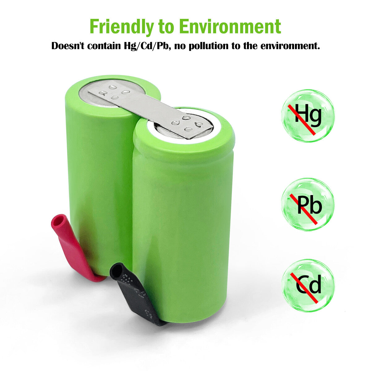 Waterpik SR3000 Sonicare WP-900 Toothbrush Shaver Razor 2.4V Ni-MH Ni-Cd Battery
