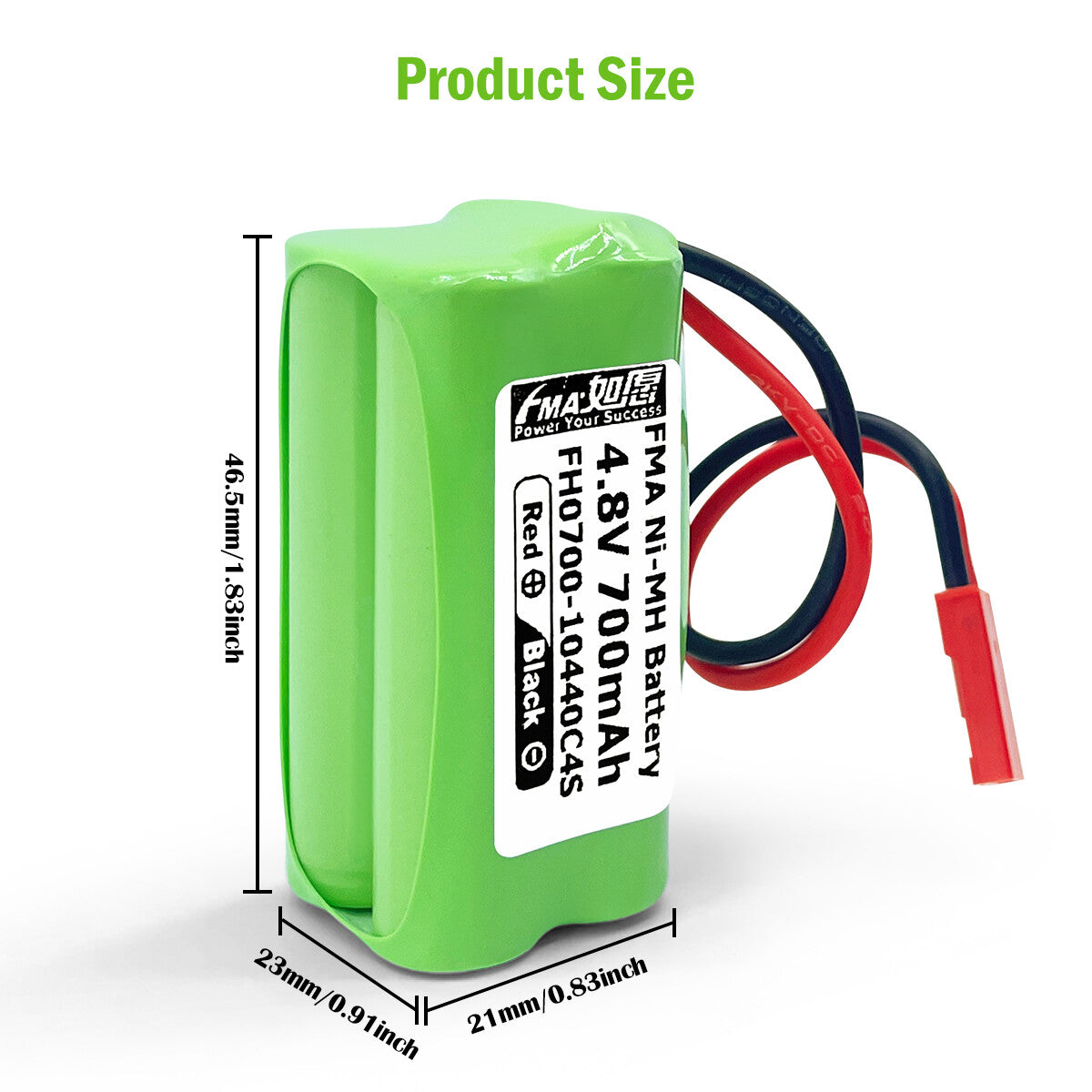 Ni-MH battery 8.4V 700mAh-Size
