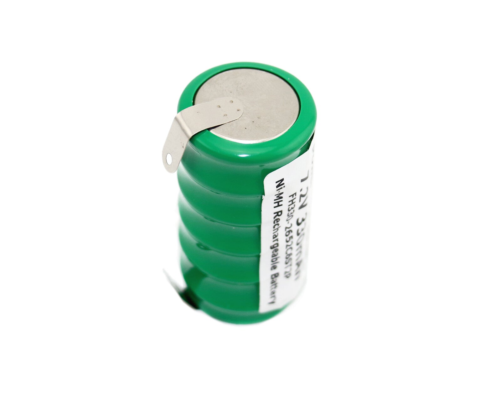 FMA Battery Ni-MH battery Button pack 7.2V 330mAh 6ST-Top view