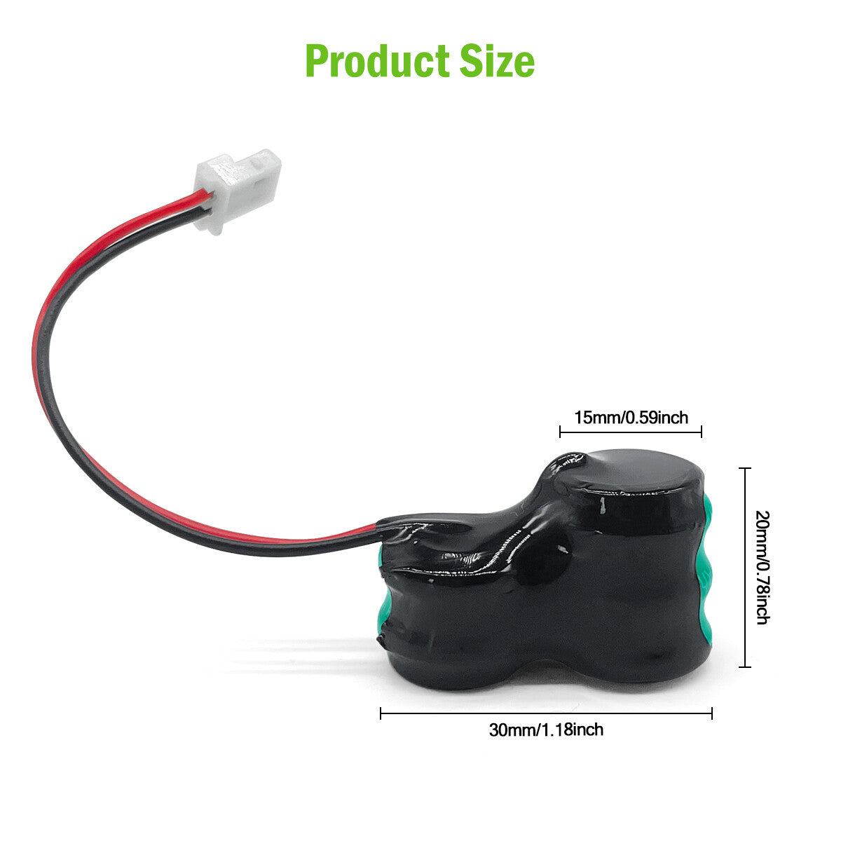 FMA Battery Ni-MH battery Button pack 6V 80mAh 5SH-Size
