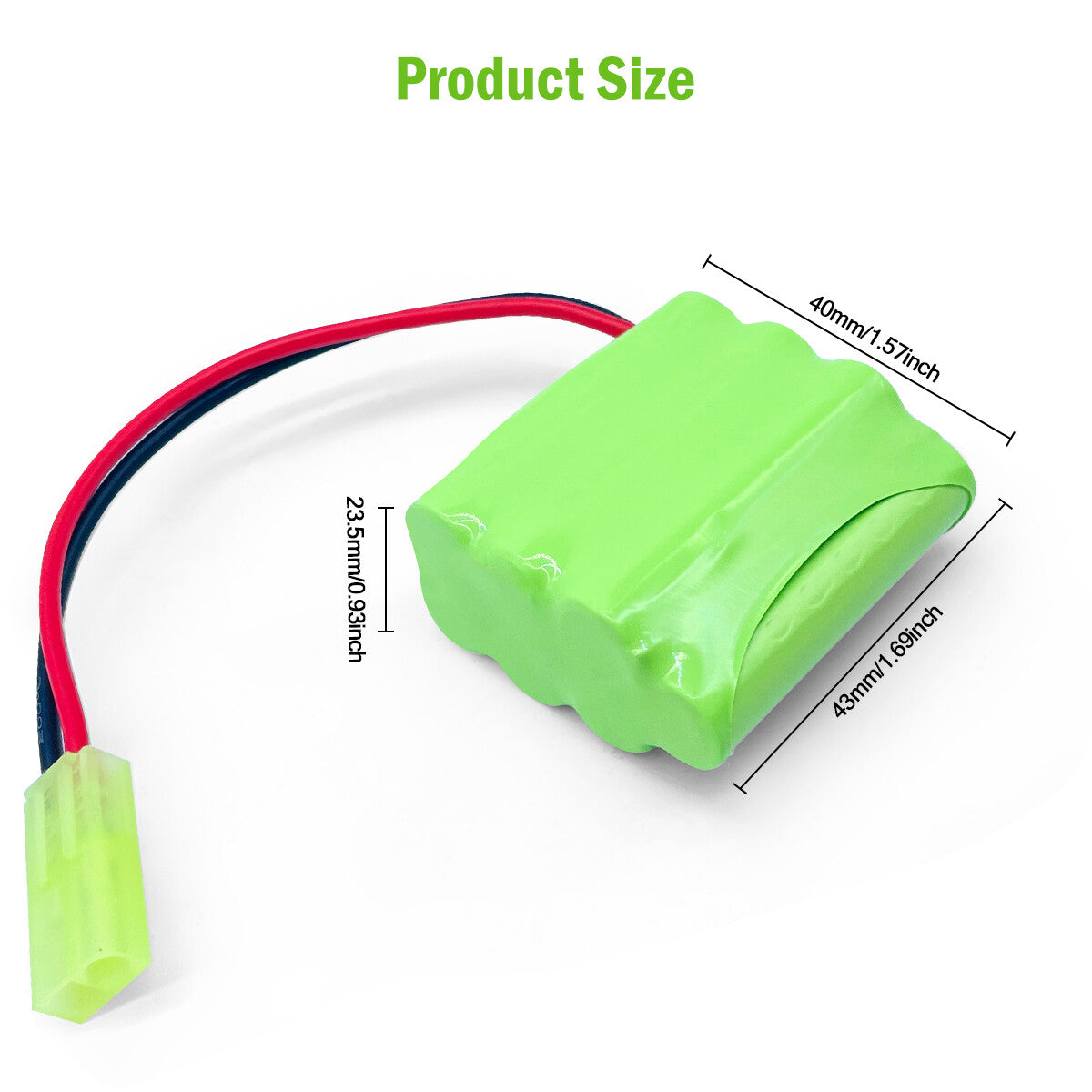 Ni-MH battery 8.4V 700mAh-Size
