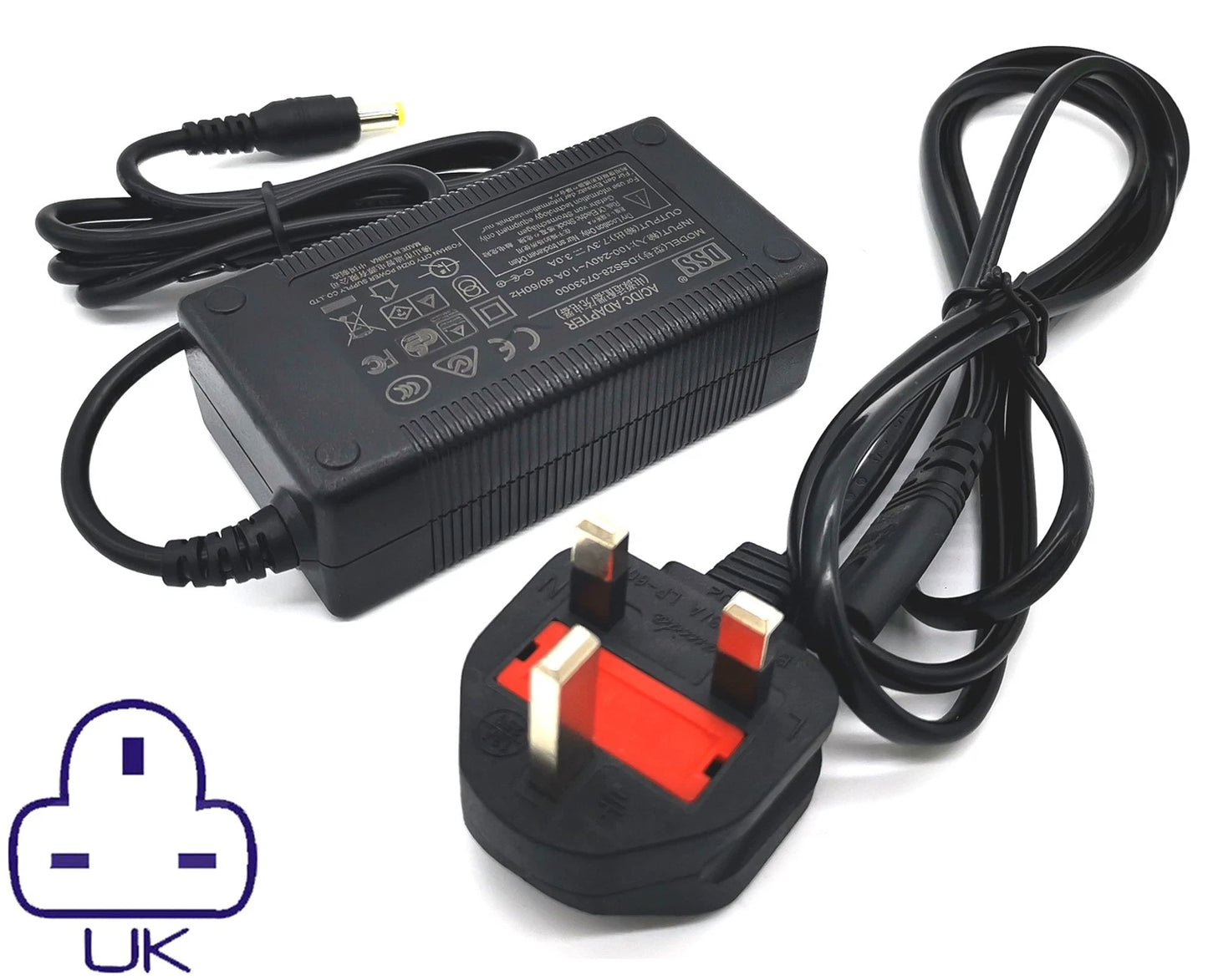 7.3V 3A UK Cable