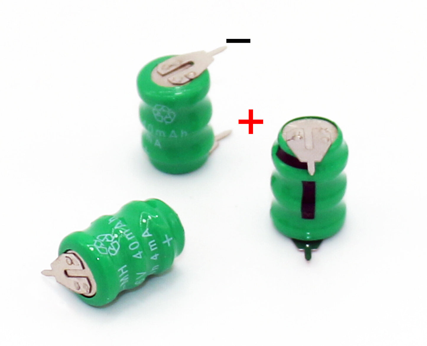 FMA Battery Ni-MH battery Button pack 3.6V 40mAh 3ST-2p tabs