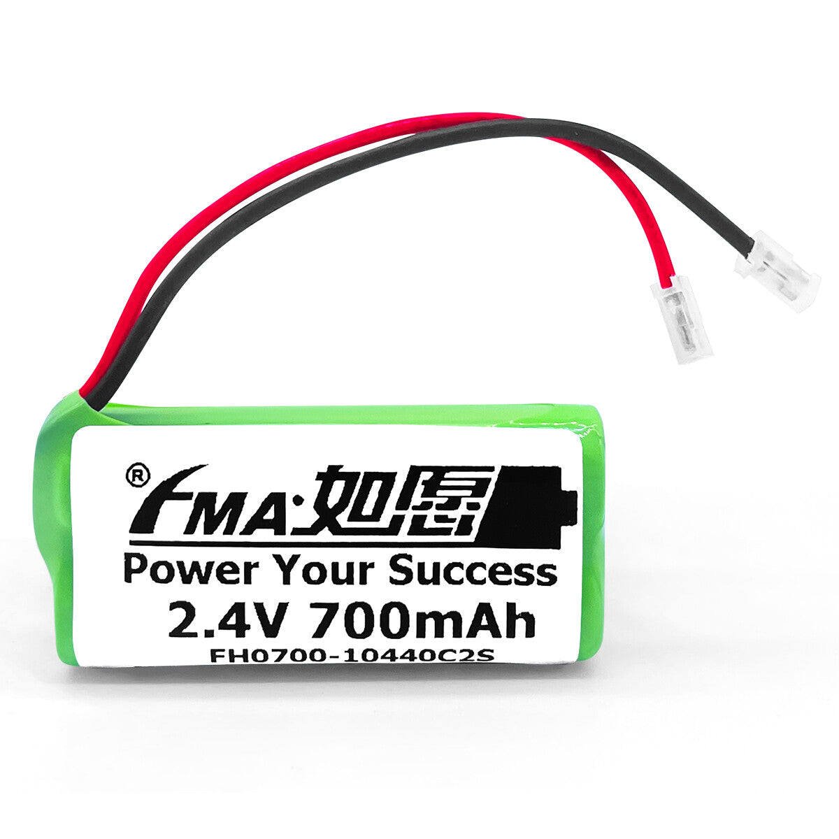 FMA Battery Ni-MH battery 10440C2SB 2.4V 700mAh-Front view
