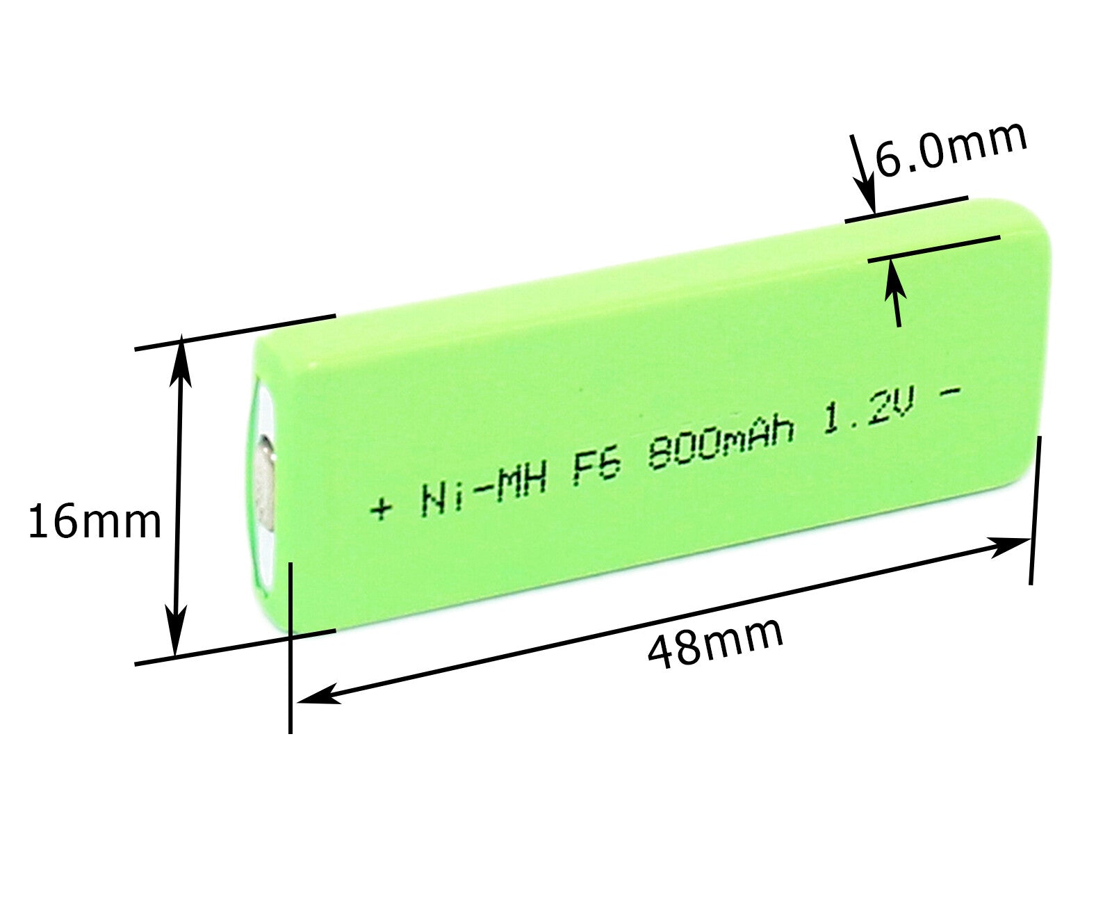 FMA Battery Ni-MH battery F6 1.2V 800mAh-Size
