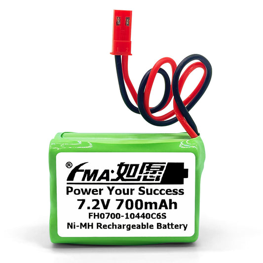 Ni-MH battery 6V 700mAh-Front view
