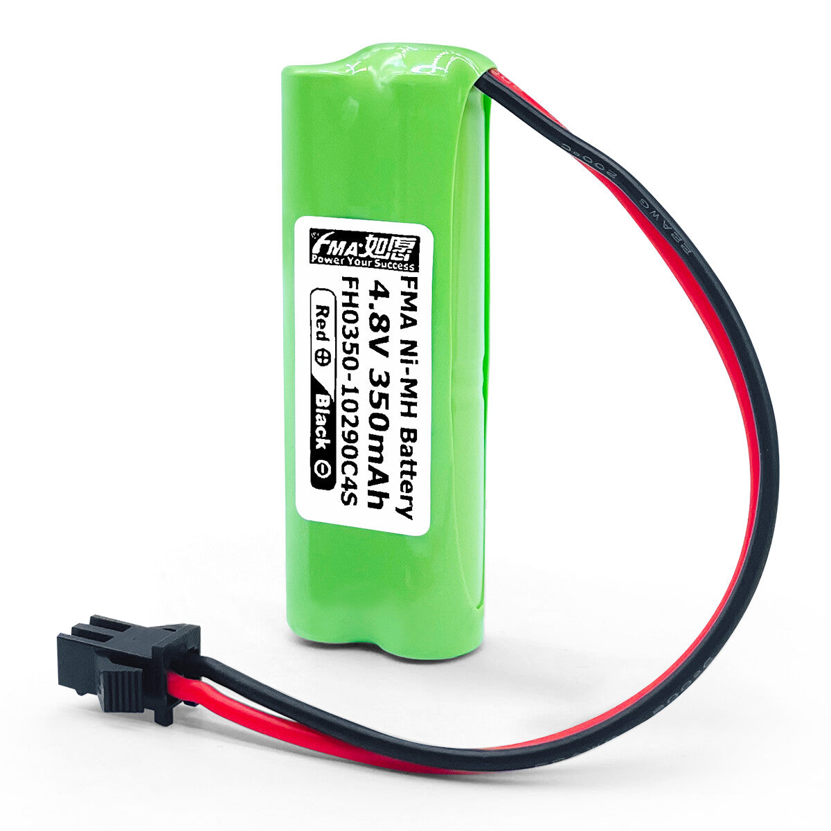 Ni-MH battery 4.8V 350mAh-Customizable connector
