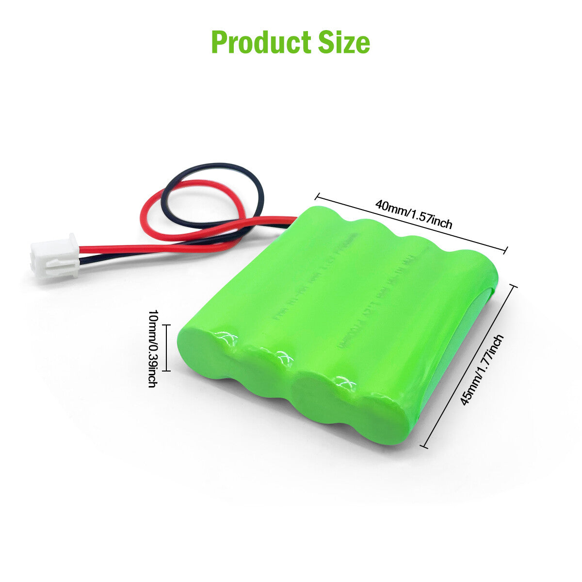 4.8V 700mAh Ni-MH Battery for Baby Monitor | Summer, Philips, LINDAM Compatible